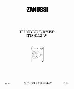 Zanussi Clothes Dryer TD 4112 W-page_pdf